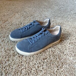 Birkenstock Blue Suede Sneakers
